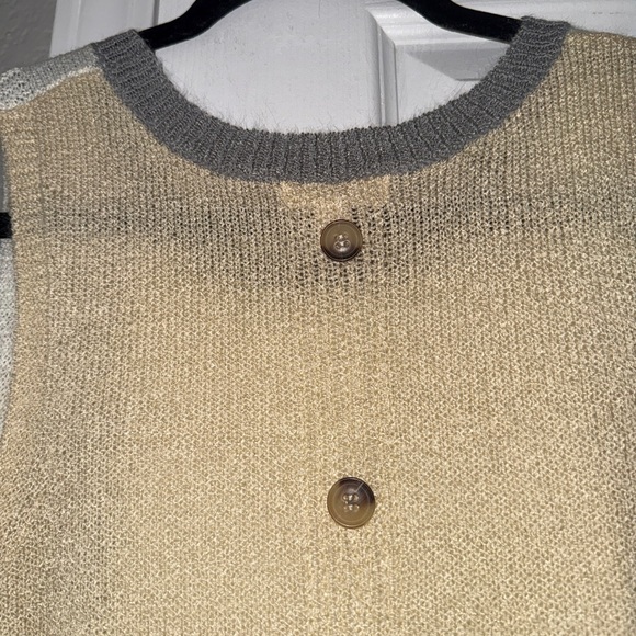 Blu Pepper Cream KnitTop - Picture 2 of 6